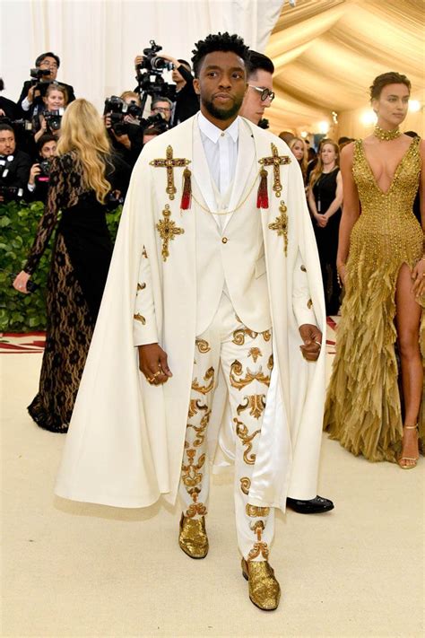 chadwick boseman versace|See the Best, Craziest 2018 Met Gala Red Carpet Fashion .